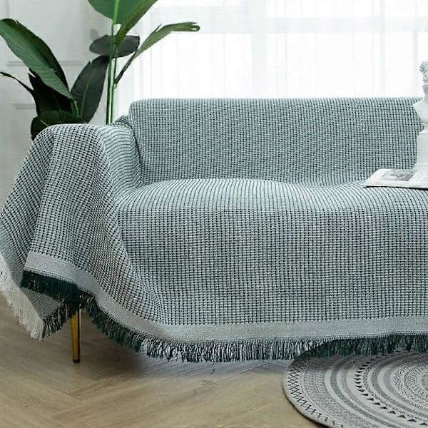 Sofabetræk Tæppe Vævede Håndklæder til Stue Møbelindretning Gobelin Sofabetræk Grå 180x230cm grey 180x230cm