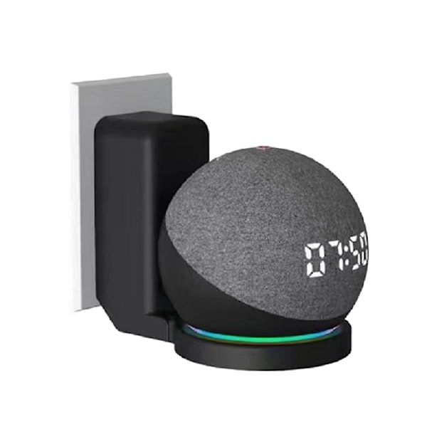 Väggfäste för Alexa Echo Dot 4:e generationen för smarta högtalare B Black