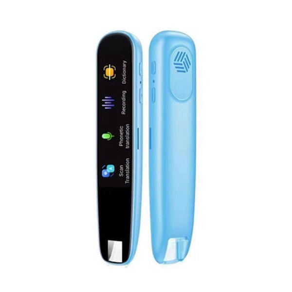 Scan Reader Pen, Smart Scan Översättnings Penna Textläsning Penna 116 Röstspråk Översättningsenhet, 50% Erbjudande Blue