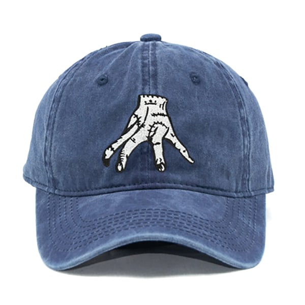 Onsdag Adams Baseball Hat Justerbar Vintage Unisex Dad Hat blå 55-60cm blue