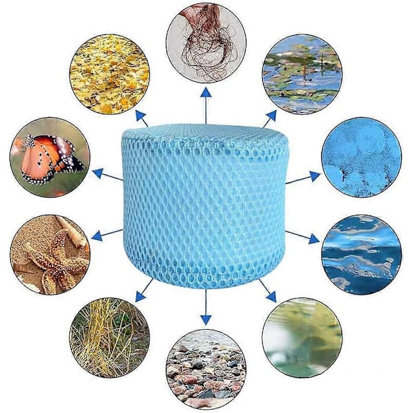 2 stk. Beskyttelsesnet Kompatibel med Mspa Spa Filter, Mesh Cover til Mspa 90 Filter Replacement Pleats