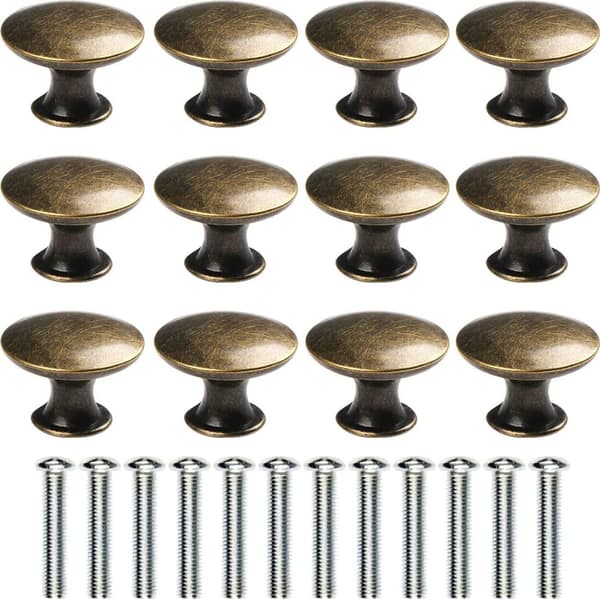 12 møbelknopper, gammeldags skuffehåndtag
