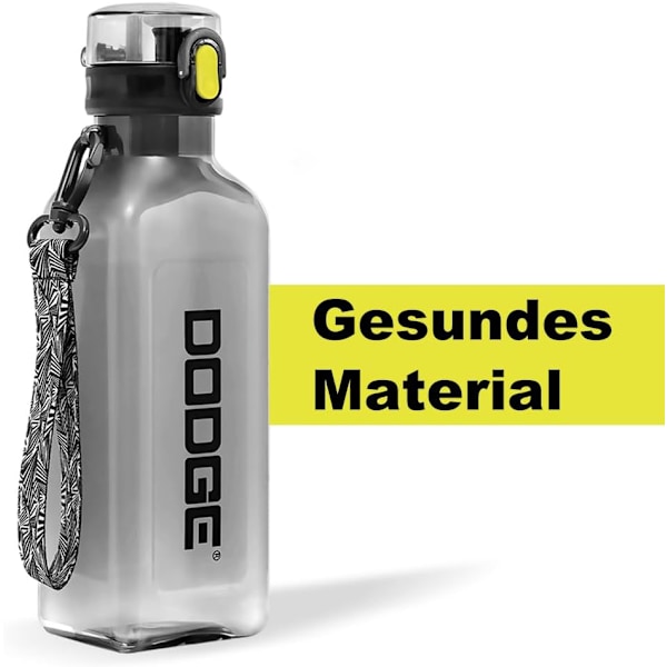 Urheilun vesipullo 700 ml, vuotamaton ja BPA-vapaa juomapullo, kuntosalin vesipullo, vesipullo matkoille, piknikille, retkeilyyn