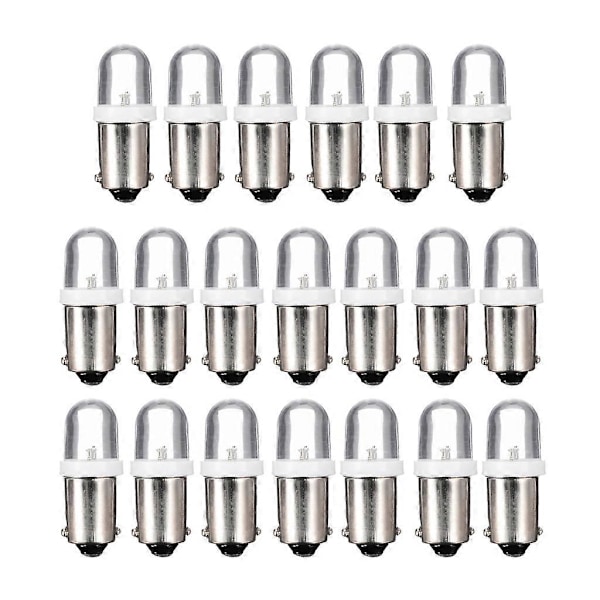 20 st LED-lampor för bilindikatorer, ersättning för T10 T11 BA9S T4W 1895 12V