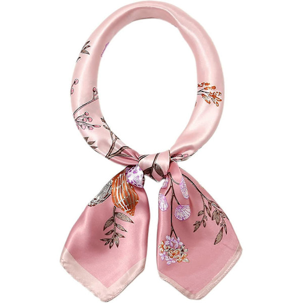 Huvudscarf i Silkesatin - Olaof Scarf för Kvinnor, Sova, Kvadratisk, Designer Bandana Olaof Scarf Style 2