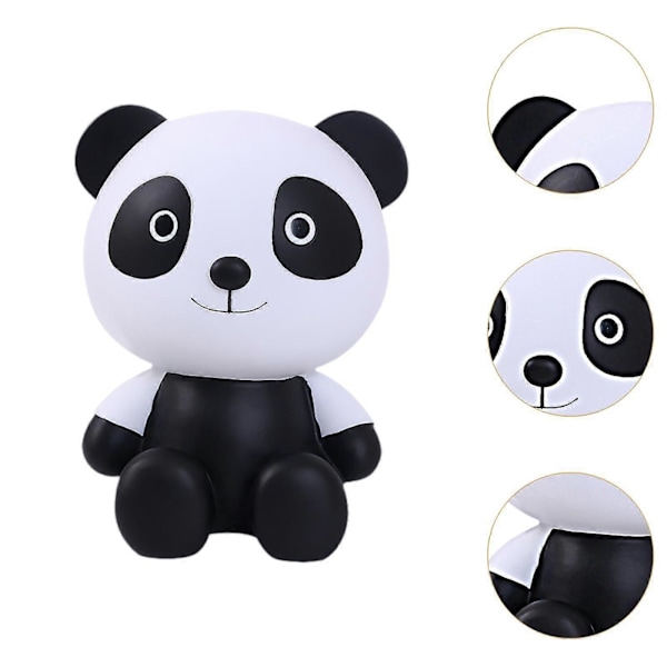 Mynt Sparbössa Pengar Spara Nyår Behållare Vardagsrum Panda Spargris