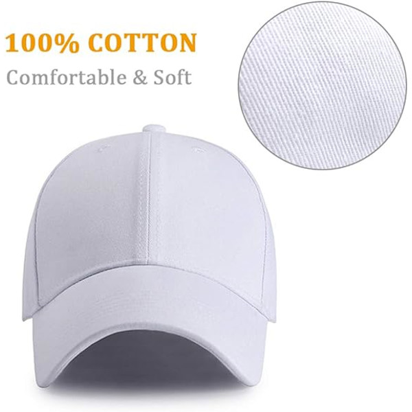 Enkel basebollkeps Snapback för män - Klassisk justerbar sport casual solskärm mössa