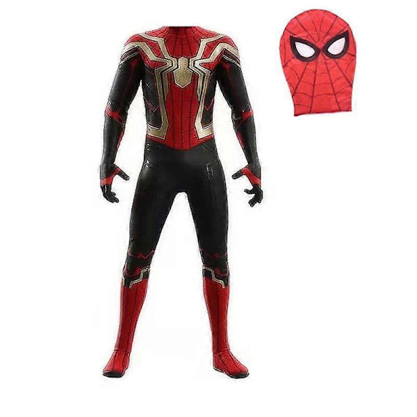Aikuisten/lasten Spider-Man-asu maskilla, Spider-Man-sankari 140cm