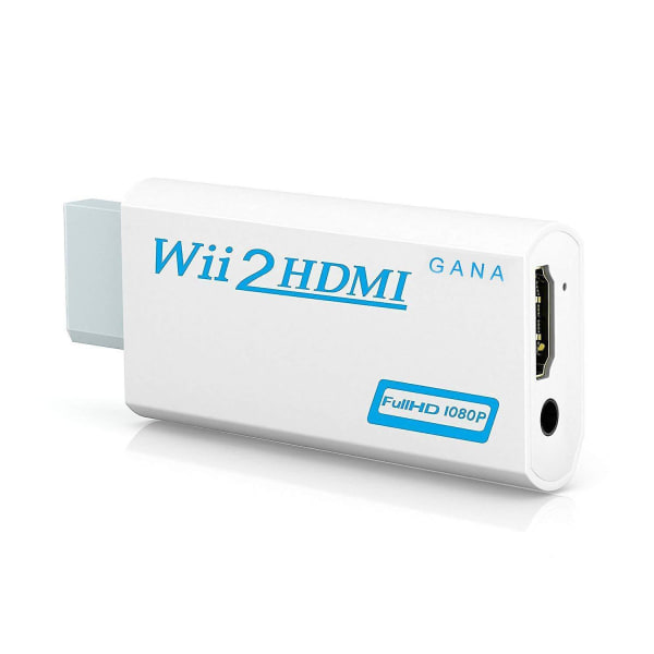Yhteensopiva Wii Till Hdmi -sovitin, 1080p Full HD Nintendo White