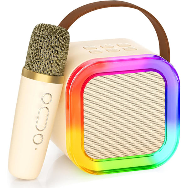 Karaoke-kone lapsille ja aikuisille, kannettava Bluetooth-kaiutin langattomalla mikrofonilla, lahjat syntymäpäiväkotijuhliin