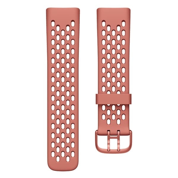 Fitbit Charge 5 armband sport silikon 3-pack Turkos/Korall/Vit