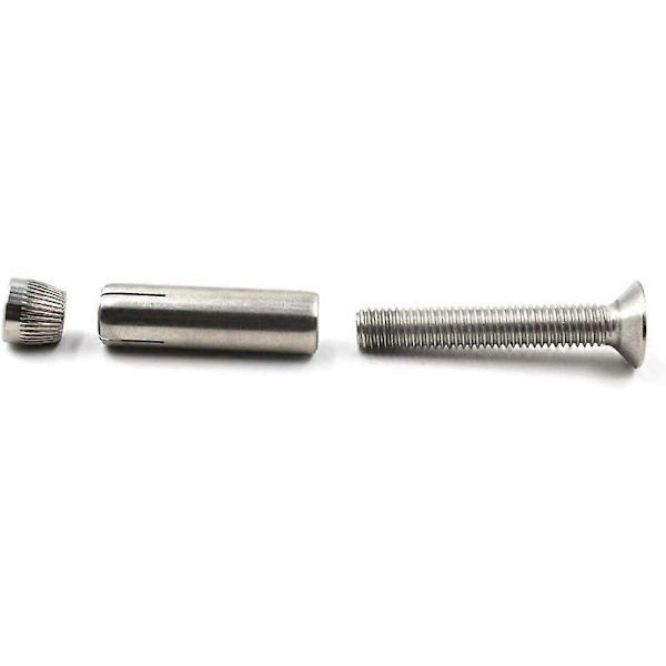 Pakke med 5 M8 x 70mm Hex Udvidelsesbolte 304 Rustfrit Stål