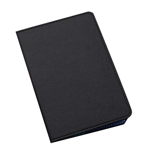 Solidfarget Bærbar Passdeksel ID-kortlomme Beskytter Organizer Light Blue