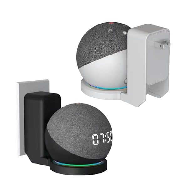 Väggfäste för Alexa Echo Dot 4:e generationen för smarta högtalare B Black