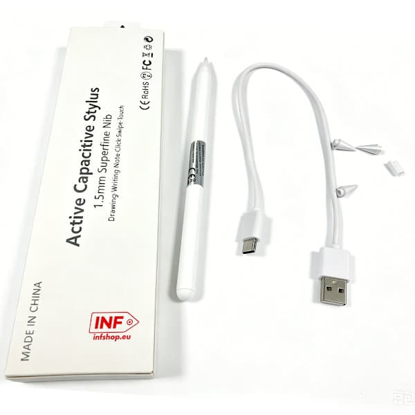 Stylus penn for iPad 2018-2023 Hvit iPad Hvit
