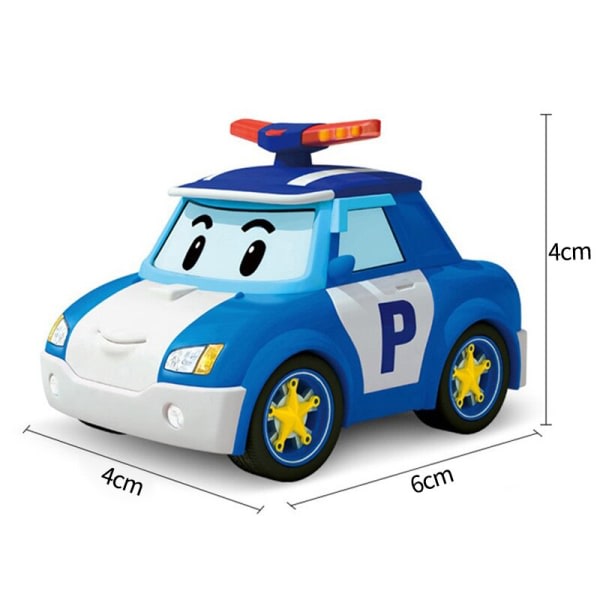 26 Style Silverlit Robocar Korea Barnleksaker Robot Poli Roy Haley Anime Metall Actionfigur Seriefigur Leksaksbil För Barn Bästa Present