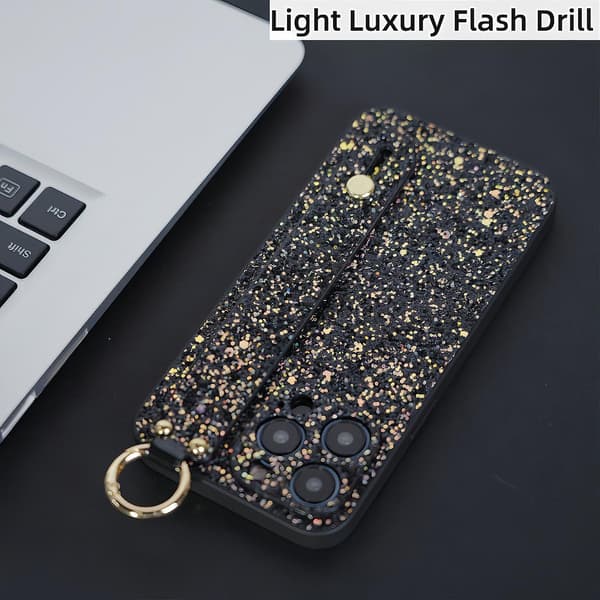 Flash Diamond -rannekoru puhelinkotelo iPhone 15:lle