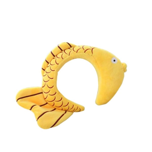 1 stk Hodebånd Søt Snapper Design Søt Hodebånd Hodepynt Maskerade Fest (30X20CM, Gul)