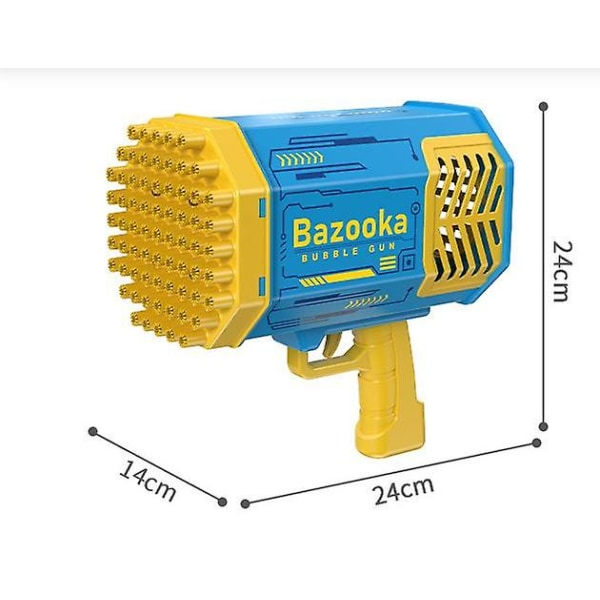 Bubbelpistol, DIY Bubbelbazooka Maskin 69 Hål Bubb