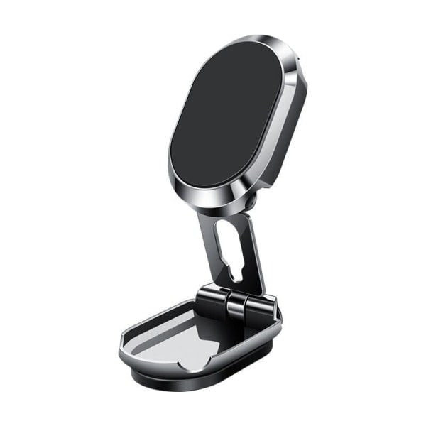 Multifunktionel Metal Biltelefon Magnetisk Holder - 360° Rotation Magnetisk Stativ til Instrumentbræt, Skrivebord, Kompatibel med Alle Telefoner