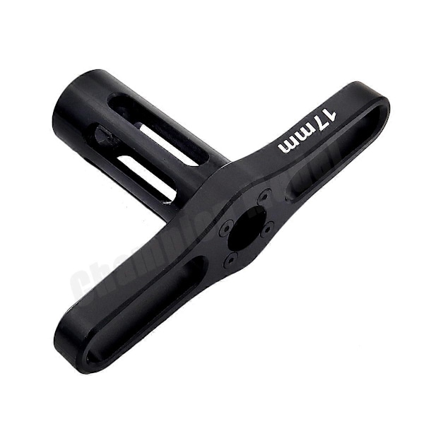 17mm Hjul Hex Møtrik Ærme Nøgle Metal Værktøjer RC Bil 1/8 Til Off-road RC Truck Bil Monster Truck Traxxas X-Maxx SUMMIT E-REVO Black
