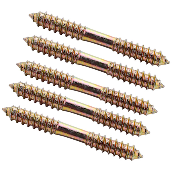 M8 x 70mm Dubbeländad Trä-till-Trä Möbelfästningsskruv 5 st