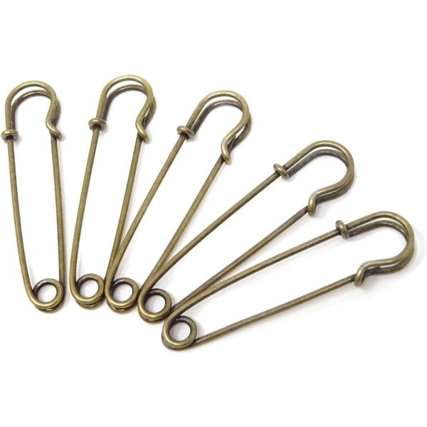 30 pcs 5 cm/2 inch brooches Strong safety pins for blankets, Swe