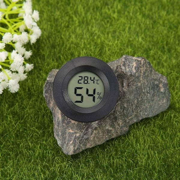 2-pak Mini Termometer Hygrometer Køleskab Fryser Elektronisk