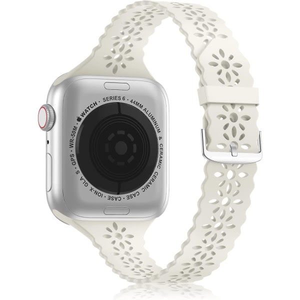 Spets silikonband kompatibel med Apple Watch-band