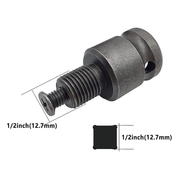 1,5-13 mm nøglefri borepatron 1/2"-20unf med Sds-plus 1/4" sekskantet 1/2" topnøgleadapter