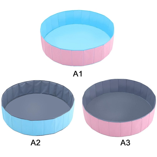 Barnens Havsboll Uppblåsbar Vikbar Pool Spädbarns Lekhus Inomhusleksaker Vikbar Pool Barn Tält, 50% Erbjudande PinkBlue Pool 80*80*26cm