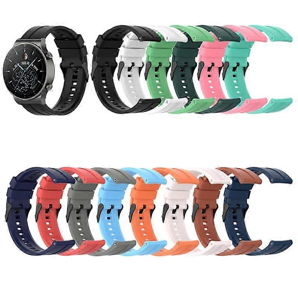 Ranneke GT2 Pro:n silikoninen ranneke Huawei Watch GT 2 GT 46mm /GT 2e/HONOR Magic Band urheiluranneke 22MM 13 azure