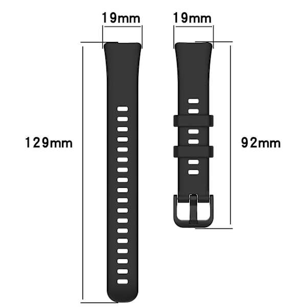 Silicone Urrem til Huawei Band 8 - Vandafvisende Sport Urrem Red, Red Huawei Band 8