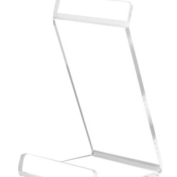 Akryl Vinylpladeholder Klar Display Rack til Dokumenter Magasiner Bøger 1 stk 1pc 10cmx6.8cmx14.7cm