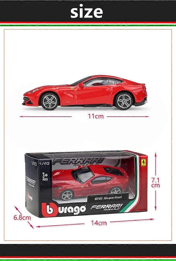 1:43 samling gul legering racing cabriolet legeringsbil modell simulering bil dekoration samling present leksak 1-43