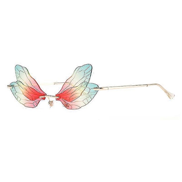 Perhosaurinkolasit Naiset | Kehyksettömät perhosaurinkolasit | Perhosaurinkolasit Miehet - Pyöräilyaurinkolasit 07 sunglasses