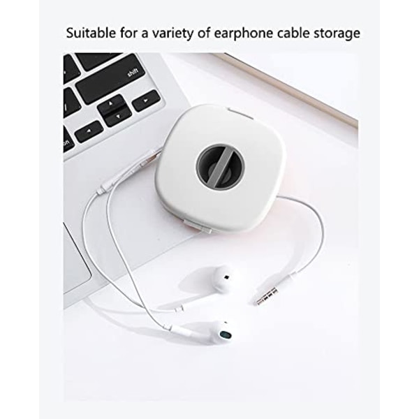 Hovedetelefon opbevaringsboks White