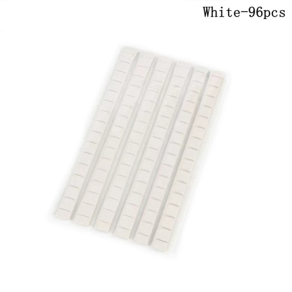Kynsien kiinnitysvaha, tahmea liima, myrkytön plastiliini, kiinnitysliima White 96PCS