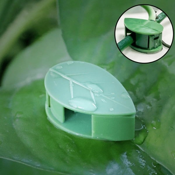 Självhäftande växthållare - Smarta osynliga växtklämmor 80-pack 80-Pack