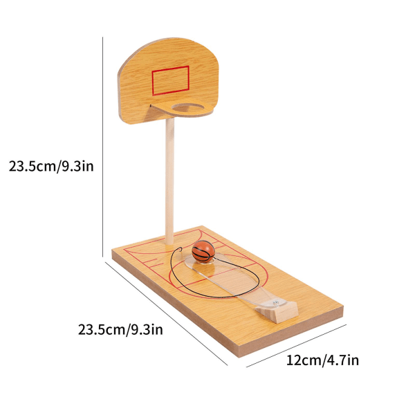 Tre Mini Desktop Bowling Basketball Toy Innendørs dekompresjon brettspill