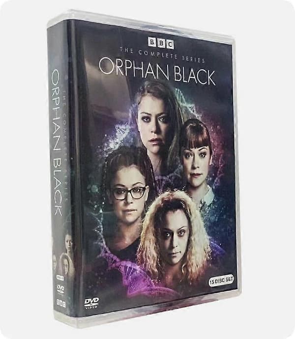 ORPHAN BLACK Komplet serie sæson 1-5 (DVD 2017 15-disc boks sæt) Engelsk version