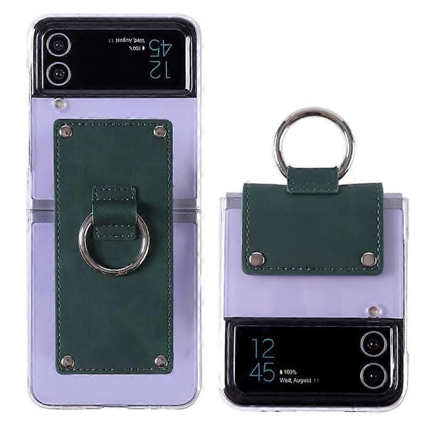 Telefonfodral Ring Spänne För Samsung Galaxy ZFlip4 Telefonfodral Telefonfodral Ring Spänne Plast