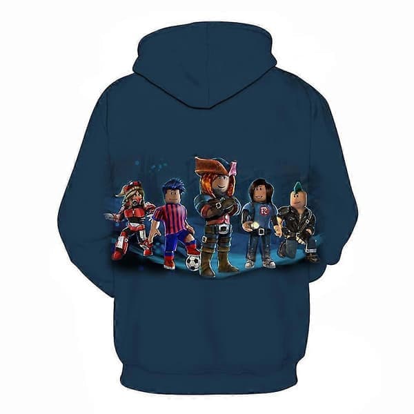 Roblox Gaming Sport Hettegensere for Barn 5-10 år, Gutter og Jenter, Genser med hette, Gave A 8-9 Years