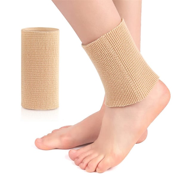 Ice Skating Ankle Gel Protection Tubing, Riding, Free Cutting Foot Support Socks