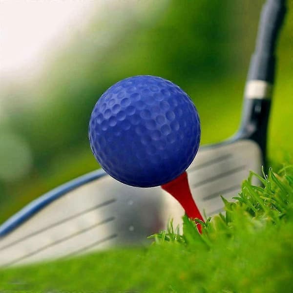 12 Skum Golf Træningsbolde, farvede Golfbolde, bulebestandige, holdbare, begrænset flyvning, bløde golfbolde til indendørs kælder baghave træning