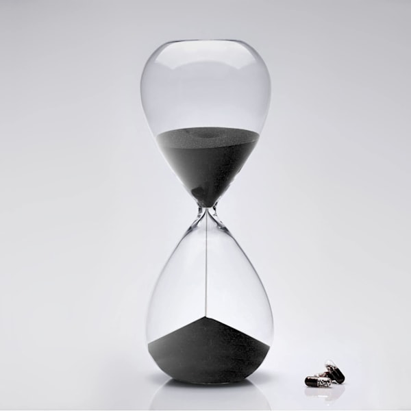 Timeglas Sand Timere, Farverige og Moderne, Sand Timer Inspireret Glas til Hjem, Kontor Dekoration Black 30 min