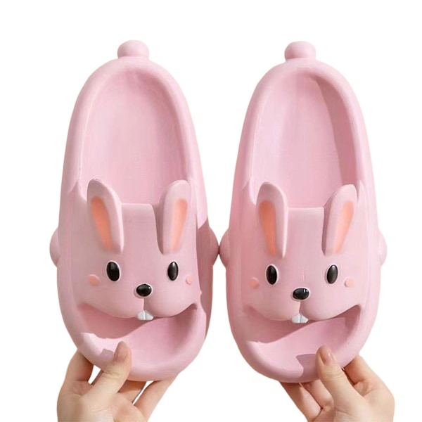 Ihana Jänis Kesätossut Mukava Käyttö Ihastuttavat Tossut Päivittäiseen Koti- Ja Ulkokäyttöön Pink 38-39