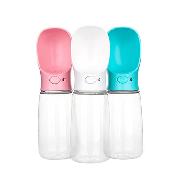 Hundevannflaske 350ml Utendørs Bærbar - Hvit hvit white