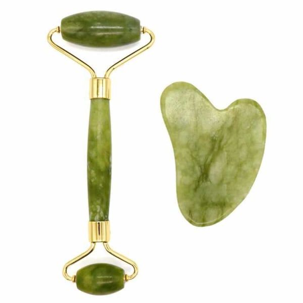 Gua Sha Massage Kit Large Advanced - Grøn Grøn