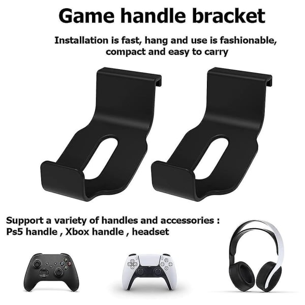 For holder, 2-pak Headset-ophæng Holder Controller Stand-beslag til konsol